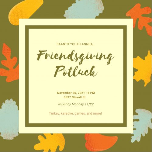 Friendsgiving 2021 - See you there!!!